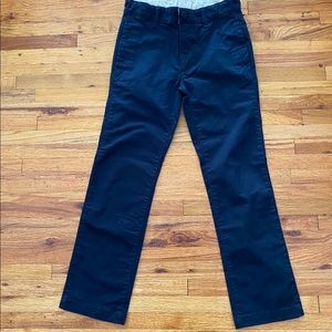Boys Gap chino pants navy blue size 8 never worn